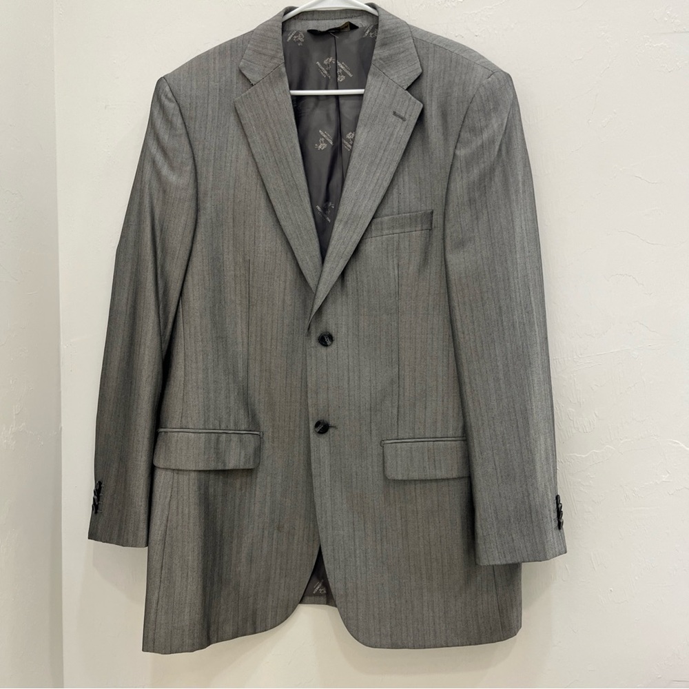 Pronto Moda Men's‎ Coat Blazer Suit Jacket Silk Cashmere Wool 40L
